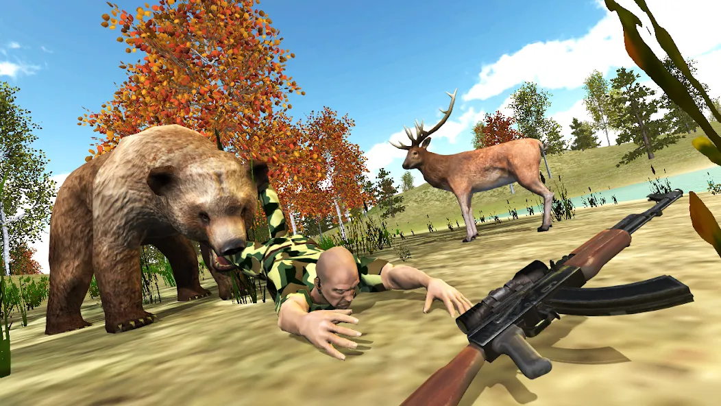Hunting Simulator 4x4 МОД/Взлом [Много денег, Монет и Все открыто] Screenshot 4