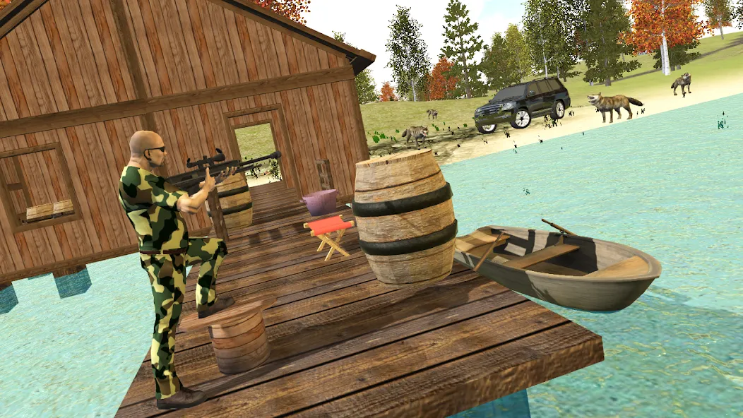 Hunting Simulator 4x4 МОД/Взлом [Много денег, Монет и Все открыто] Screenshot 5