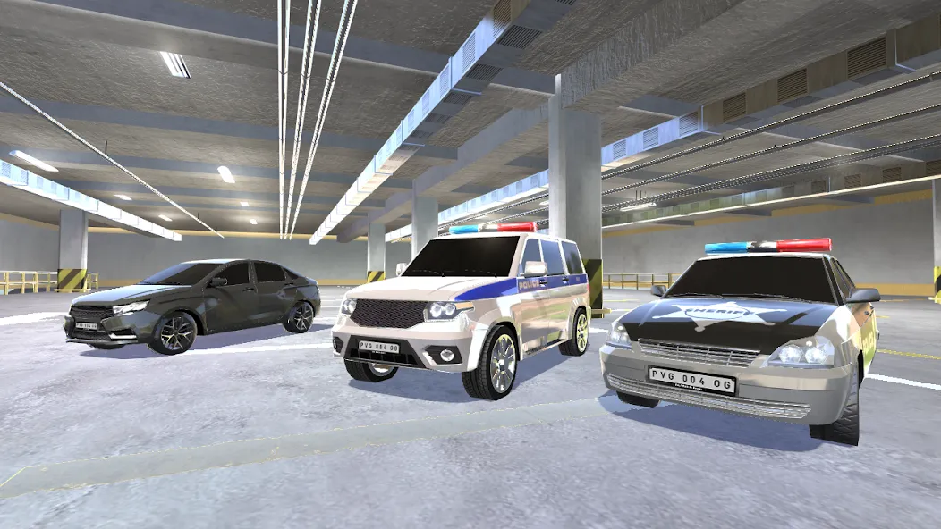 Police Car Chase МОД/Взлом [Меню, Бесконечные монеты и Открытые уровни] Screenshot 1