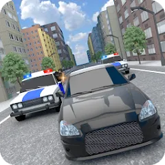 Скачать Police Car Chase Взлом (Много денег) на Андроид бесплатно