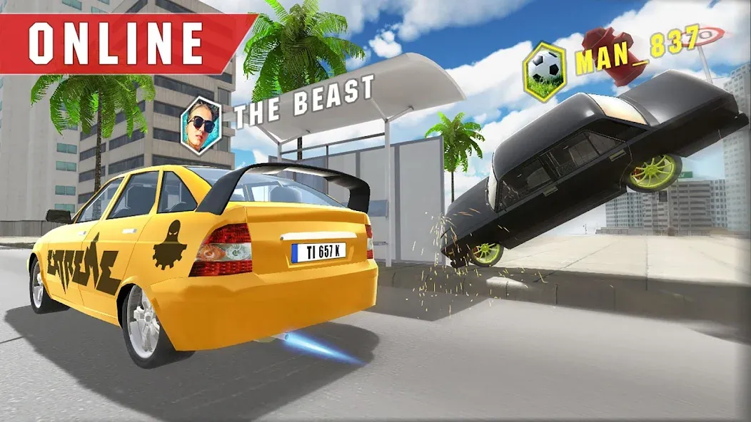 Real Cars Online Racing МОД/Взлом [Все открыто, Дополнительные деньги и Меню MOD] Screenshot 2