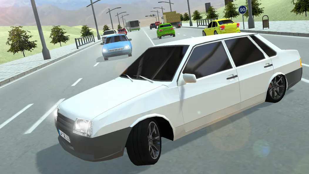 Russian Cars: 99 and 9 in City МОД/Взлом [Деньги, Монеты и Меню MOD] Screenshot 3