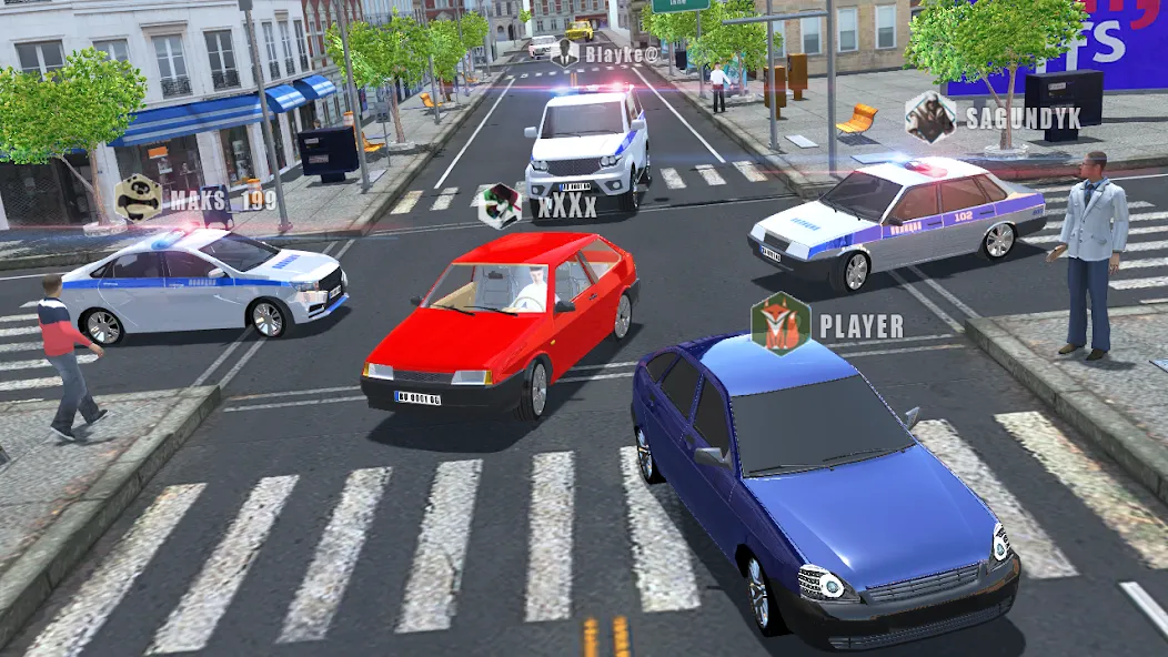 Russian Cars Simulator МОД/Взлом [Много монет, Открытые уровни и Мега MOD] Screenshot 1