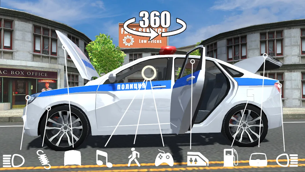 Russian Cars Simulator МОД/Взлом [Много монет, Открытые уровни и Мега MOD] Screenshot 2