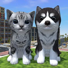 Скачать Cute Cat And Puppy World Взлом (Много денег) на Андроид бесплатно