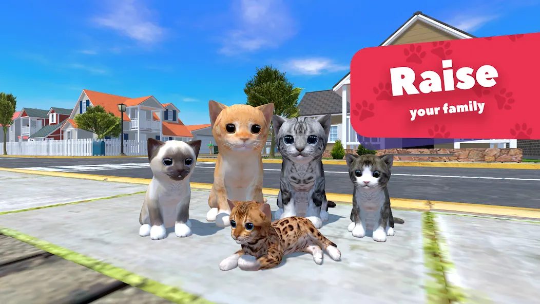 Cat Simulator - Animal Life МОД/Взлом [Много денег, Монет и Все открыто] Screenshot 1