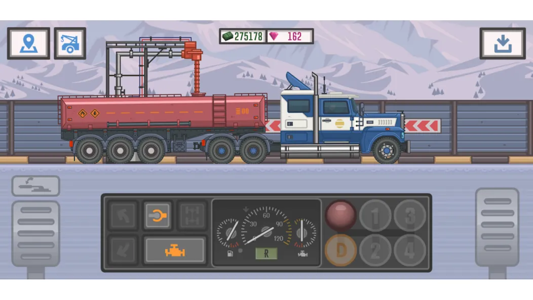 Trucker and Trucks МОД/Взлом [Много монет, Открытые уровни и Мега MOD] Screenshot 3
