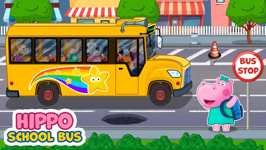 Kids School Bus Adventure МОД/Взлом [Много монет, Открытые уровни и Мега MOD] Screenshot 1