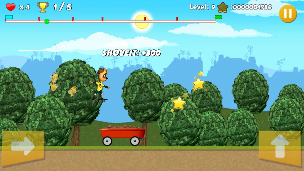 Pooches: Skateboard МОД/Взлом [Много монет, Открытые уровни и Мега MOD] Screenshot 5