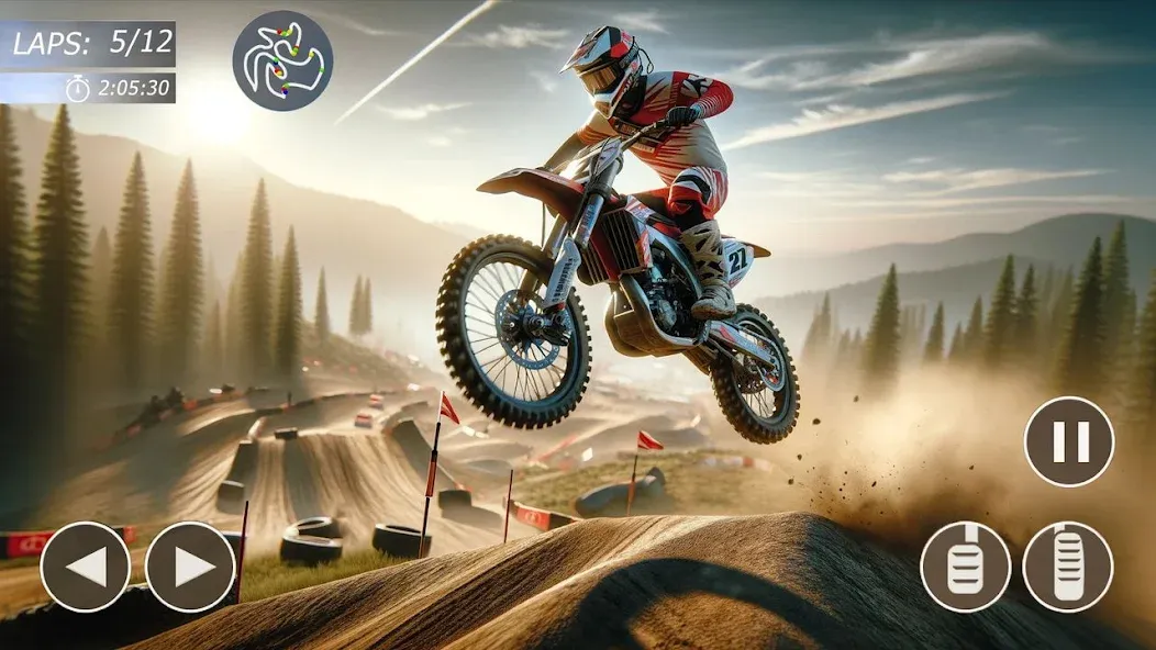 MX Bikes: Motocross Dirt bikes МОД/Взлом [Меню, Бесконечные монеты и Открытые уровни] Screenshot 1