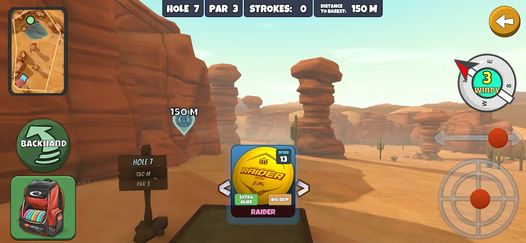Disc Golf Valley (Диск Гольф Вэлли) МОД/Взлом [Деньги, Монеты и Меню MOD] Screenshot 4