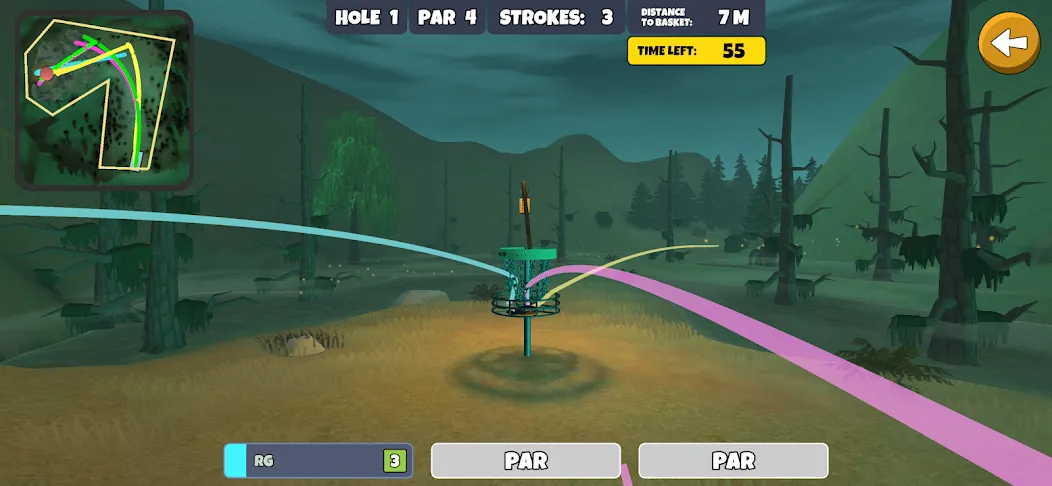 Disc Golf Valley (Диск Гольф Вэлли) МОД/Взлом [Деньги, Монеты и Меню MOD] Screenshot 5
