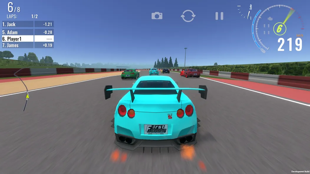 First Racer (Фрст Рейсер) МОД/Взлом [Деньги, Монеты и Меню MOD] Screenshot 1