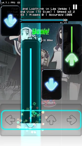 OsuAnime Bling Bang Bang Born (Уии Фанкин Етелед ФНФ Мод) МОД/Взлом [Много денег, Монет и Все открыто] Screenshot 5