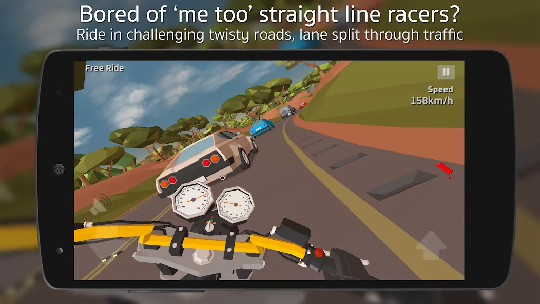 Cafe Racer (Кафе Рейсер) МОД/Взлом [Меню, Бесконечные монеты и Открытые уровни] Screenshot 1