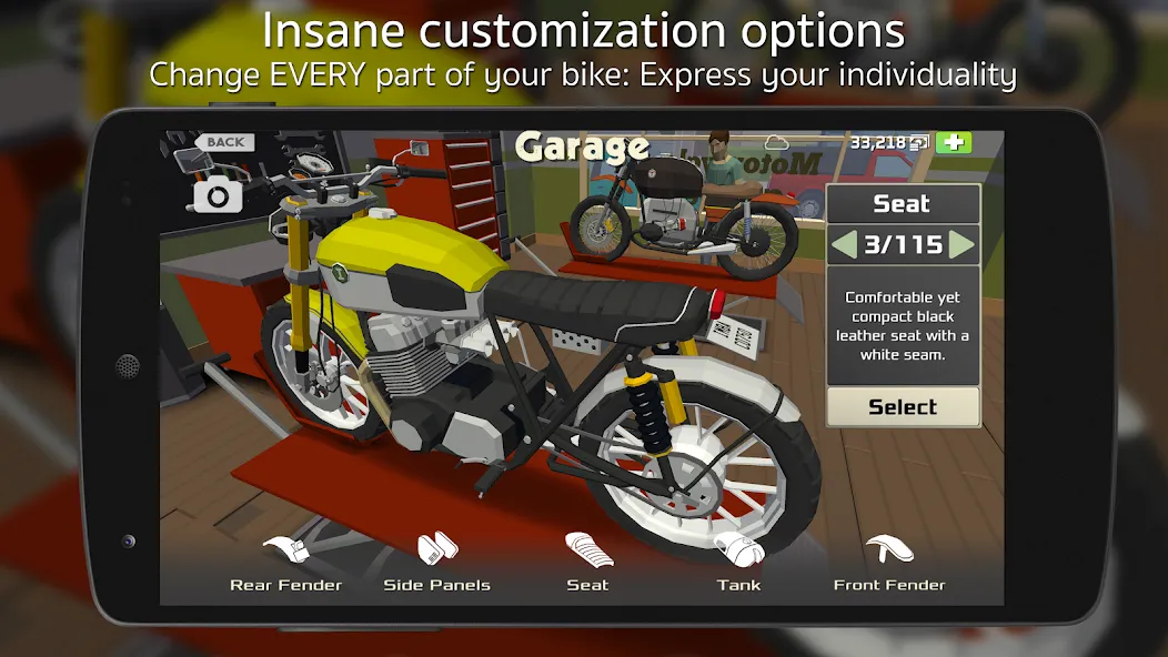 Cafe Racer (Кафе Рейсер) МОД/Взлом [Меню, Бесконечные монеты и Открытые уровни] Screenshot 2