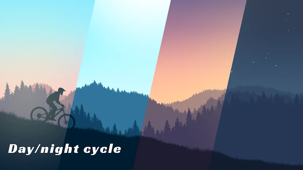 Mountain Bike Xtreme (Маунтин Байк Экстрим) МОД/Взлом [Все открыто, Дополнительные деньги и Меню MOD] Screenshot 1