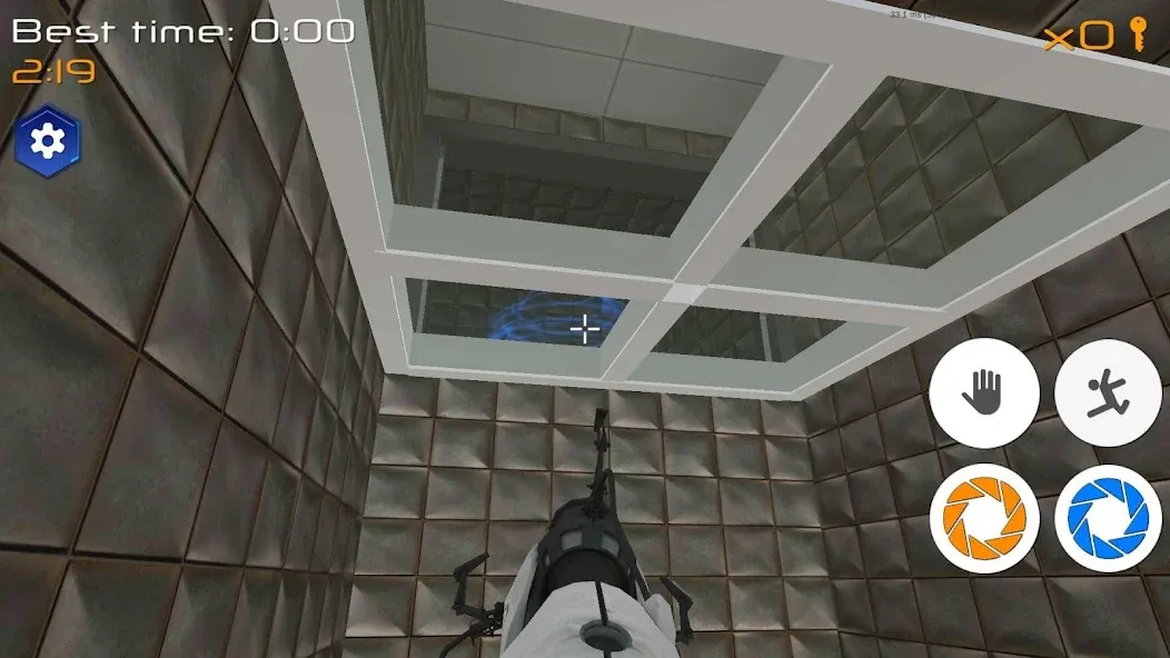 Portal Maze 2 game 3D aperture МОД/Взлом [Меню, Бесконечные монеты и Открытые уровни] Screenshot 2