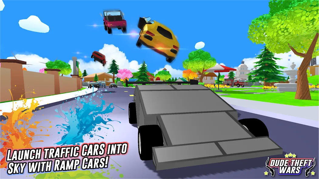 Dude Theft Wars Shooting Games (Дуд Тефт Варс) МОД/Взлом [Бесконечные деньги, Монеты и Мега MOD] Screenshot 5