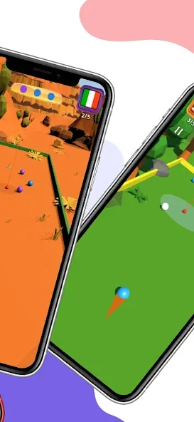 Bocce Ball 3D: Nations League (Бочче Болл 3Д) МОД/Взлом [Все открыто, Дополнительные деньги и Меню MOD] Screenshot 2