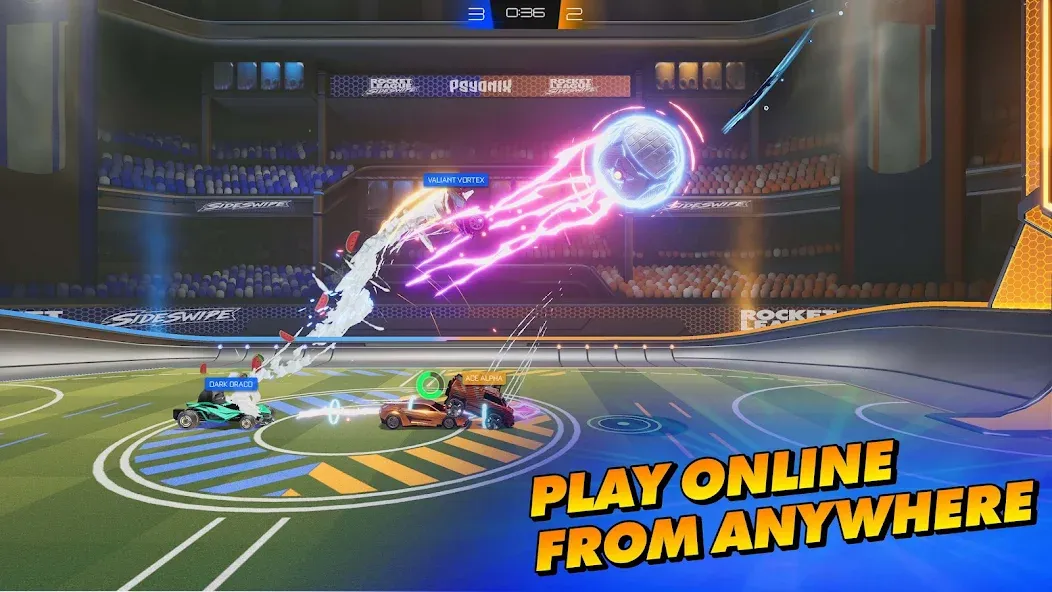 Rocket League Sideswipe (Рокет Лиг Сайдсвайп) МОД/Взлом [Деньги, Монеты и Меню MOD] Screenshot 1