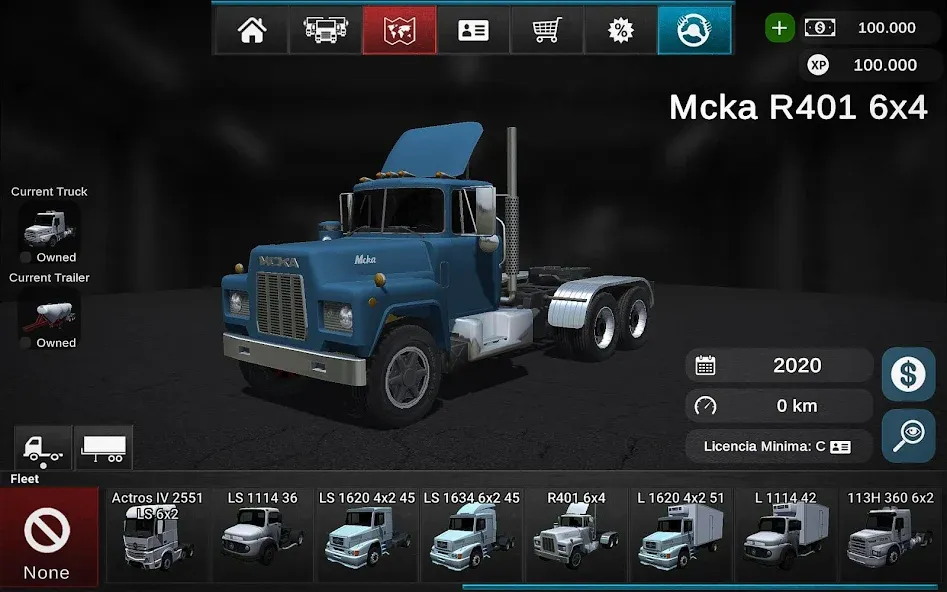 Grand Truck Simulator 2 (Гранд Трак Симулятор 2) МОД/Взлом [Все открыто, Дополнительные деньги и Меню MOD] Screenshot 1
