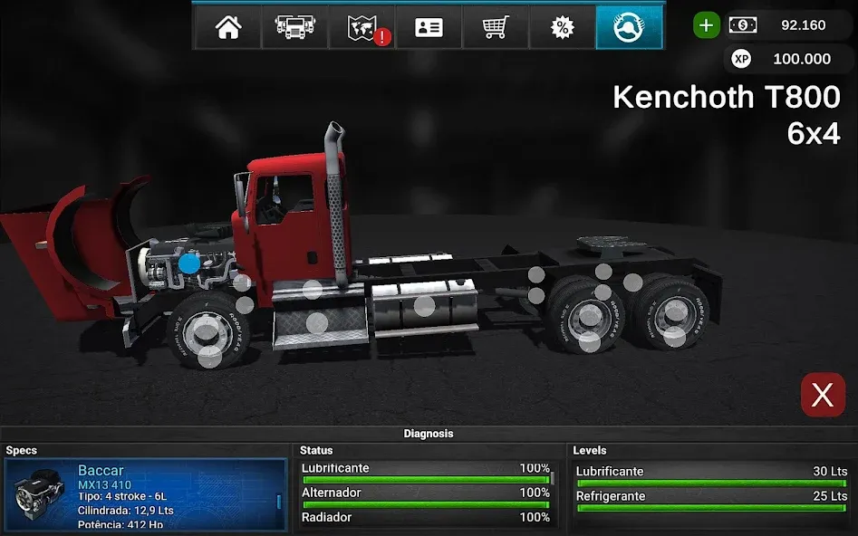 Grand Truck Simulator 2 (Гранд Трак Симулятор 2) МОД/Взлом [Все открыто, Дополнительные деньги и Меню MOD] Screenshot 2