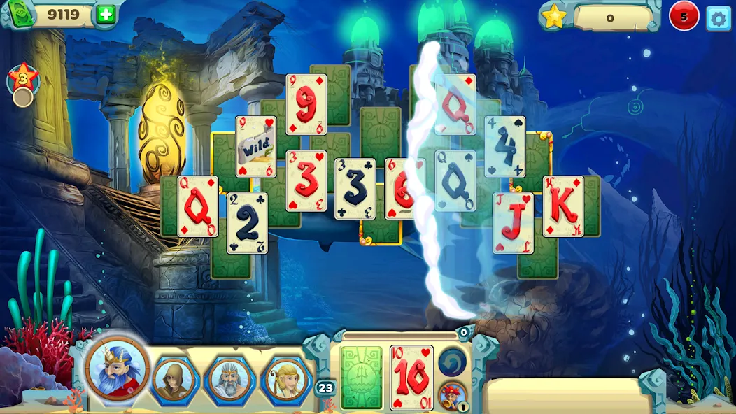 Solitaire Atlantis — скриншот 2 Solitaire Atlantis — скриншот 2