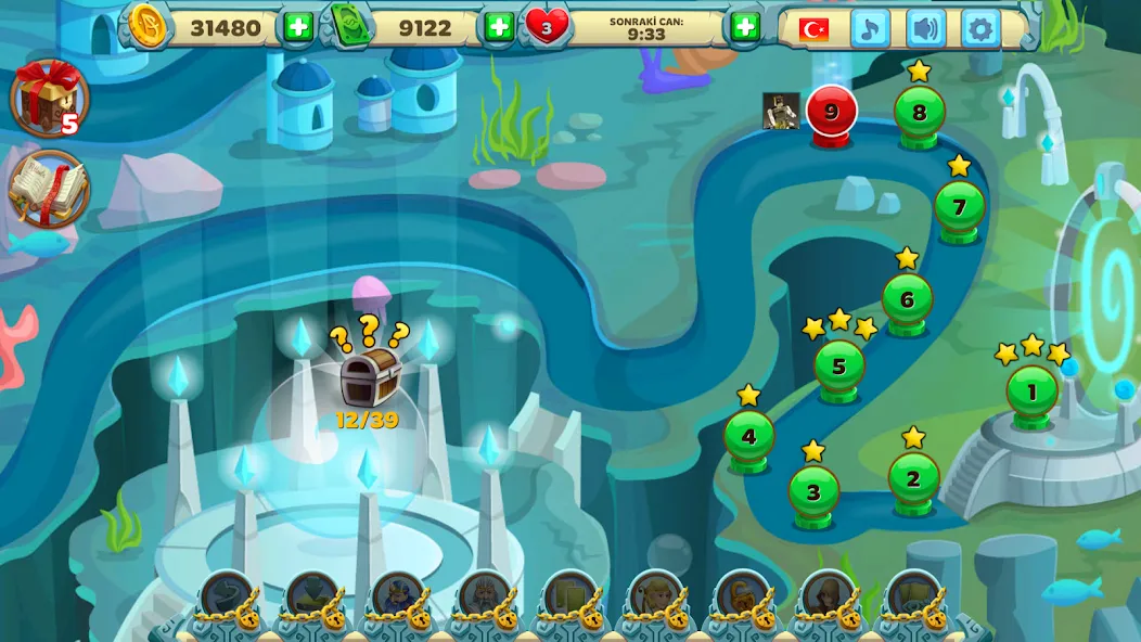 Solitaire Atlantis — скриншот 4 Solitaire Atlantis — скриншот 4
