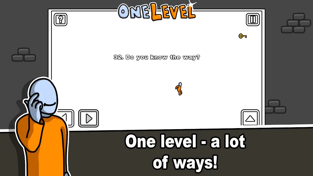 One Level: Stickman Jailbreak (Уан Левел) МОД/Взлом [Меню, Бесконечные монеты и Открытые уровни] Screenshot 3
