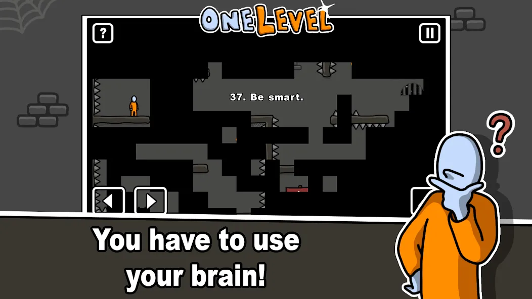 One Level: Stickman Jailbreak (Уан Левел) МОД/Взлом [Меню, Бесконечные монеты и Открытые уровни] Screenshot 4