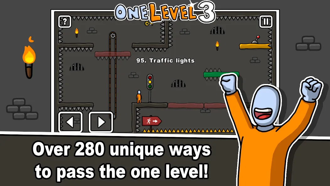 One Level 3 Stickman Jailbreak (Один Уровень 3) МОД/Взлом [Много денег, Монет и Все открыто] Screenshot 2