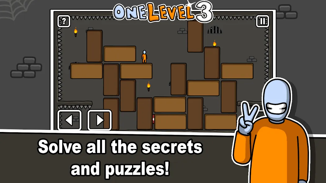 One Level 3 Stickman Jailbreak (Один Уровень 3) МОД/Взлом [Много денег, Монет и Все открыто] Screenshot 4