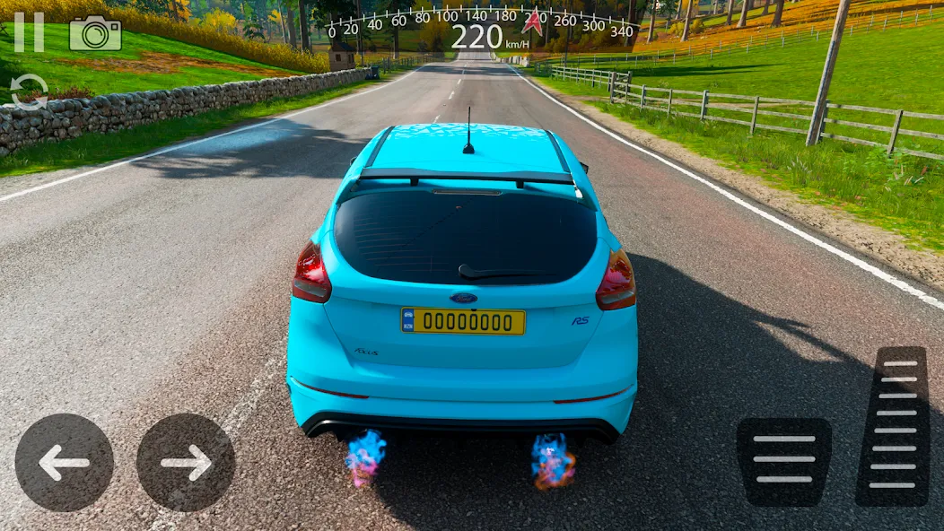 Drive Ford Focus RS Simulator (Драйв Форд Фокус РС Симулятор) МОД/Взлом [Деньги, Монеты и Меню MOD] Screenshot 1
