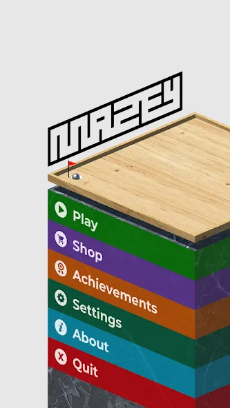Mazey - Wooden Tilt Maze Game (Мазей) МОД/Взлом [Много монет, Открытые уровни и Мега MOD] Screenshot 1