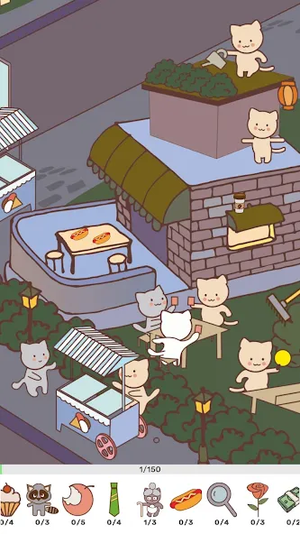 Findy! Cats МОД/Взлом [Много монет, Открытые уровни и Мега MOD] Screenshot 4