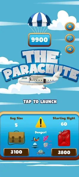 The Parachute (Зе Пэрашют) МОД/Взлом [Бесконечные деньги, Монеты и Мега MOD] Screenshot 1