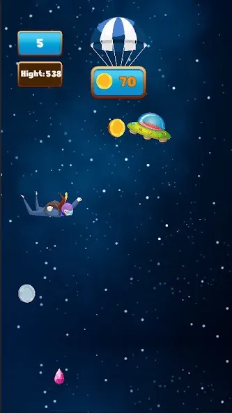 The Parachute (Зе Пэрашют) МОД/Взлом [Бесконечные деньги, Монеты и Мега MOD] Screenshot 5