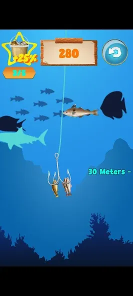 Wild Fish (Уайлд Фиш) МОД/Взлом [Все открыто, Дополнительные деньги и Меню MOD] Screenshot 3