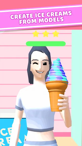 Ice Cream Inc. ASMR, DIY Games МОД/Взлом [Все открыто, Дополнительные деньги и Меню MOD] Screenshot 3