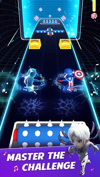 Universe Hero 3D - Music&Swing (Юниверс Хиро 3Д) МОД/Взлом [Много денег, Монет и Все открыто] Screenshot 5