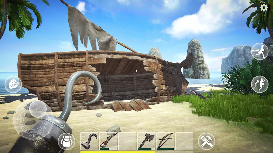 Last Pirate: Survival Island (Ласт Пират) МОД/Взлом [Деньги, Монеты и Меню MOD] Screenshot 1