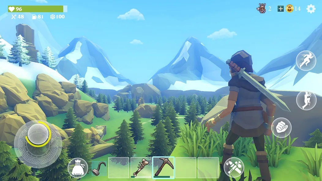 Last Viking: God of Valhalla (Ласт Вайкинг) МОД/Взлом [Много денег, Монет и Все открыто] Screenshot 1