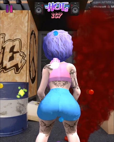 Twerk Hero: A Dance Game (Тверкгерой) МОД/Взлом [Меню, Бесконечные монеты и Открытые уровни] Screenshot 2