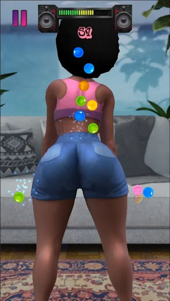 Twerk Hero: A Dance Game (Тверкгерой) МОД/Взлом [Меню, Бесконечные монеты и Открытые уровни] Screenshot 4