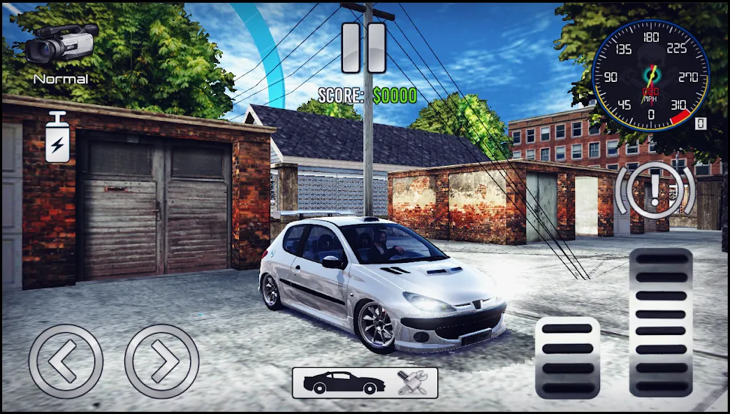 206 Drift Simulator (Дрифт Симулятор) МОД/Взлом [Много денег, Монет и Все открыто] Screenshot 5