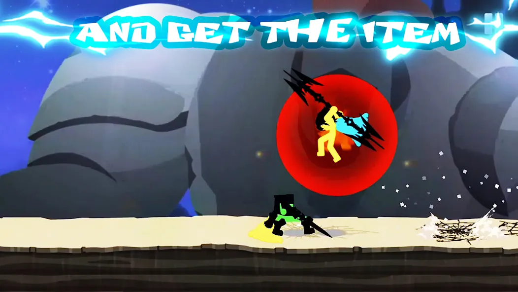 Stickman The Flash (Стикмэн Флэш) МОД/Взлом [Бесконечные деньги, Монеты и Мега MOD] Screenshot 3