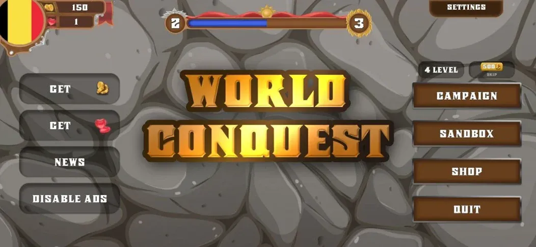 World conquest: Europe 1812 (Всемирное завоевание) МОД/Взлом [Бесконечные деньги, Монеты и Мега MOD] Screenshot 5