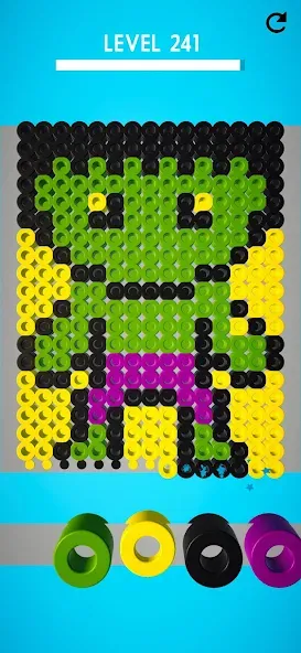 Hama Beads: Colorful Puzzles (Хама бидс) МОД/Взлом [Много денег, Монет и Все открыто] Screenshot 2