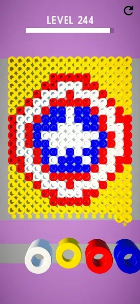 Hama Beads: Colorful Puzzles (Хама бидс) МОД/Взлом [Много денег, Монет и Все открыто] Screenshot 3